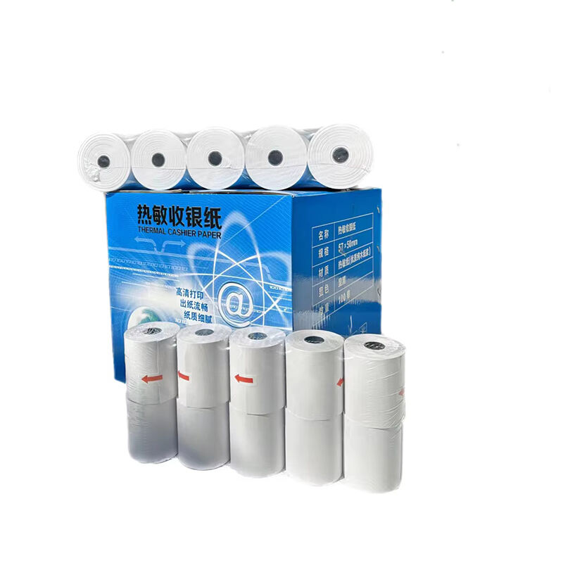 Factory Direct Sale of Various Sizes Cheap Premium Thermal Cash Register Paper 57*30mm 80*50mm 80*80mm