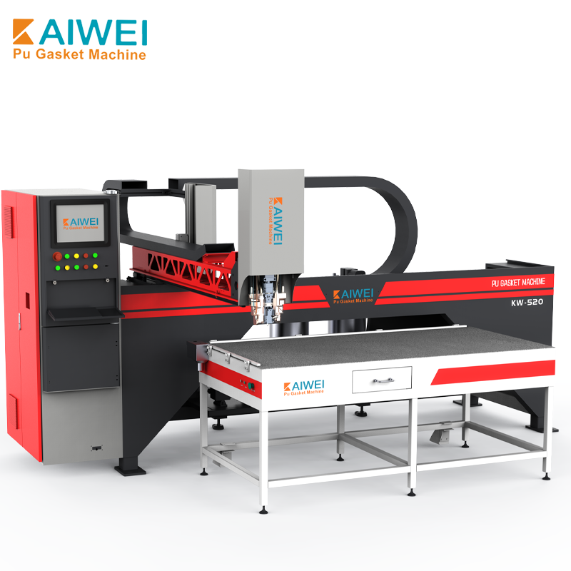 تركيبات السيارات KW-520B آلة رغوة ثنائية المكونات لآلة ختم مضادة للانفجار الخاصة بضوء خاص آلة توزيع ختم Form-In-Place Gasket Dispensing