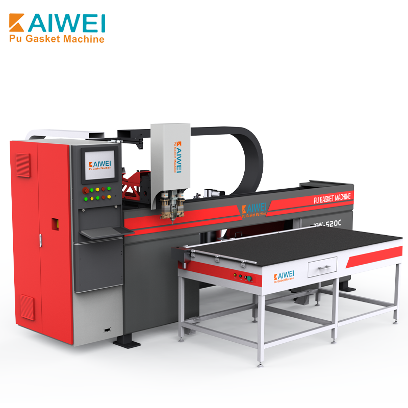 KW-520CD Pu-Dichtungsreifen-Füllmaschine Polyurethan-Sprayfoam-Dämmmaschine PU-Foamsystem nahtlose Dichtungen Anwendung