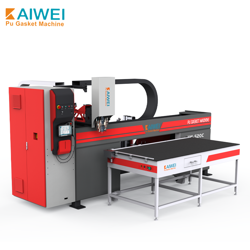 KW-520CD Pu-Dichtungsreifen-Füllmaschine Polyurethan-Sprayfoam-Dämmmaschine PU-Foamsystem nahtlose Dichtungen Anwendung