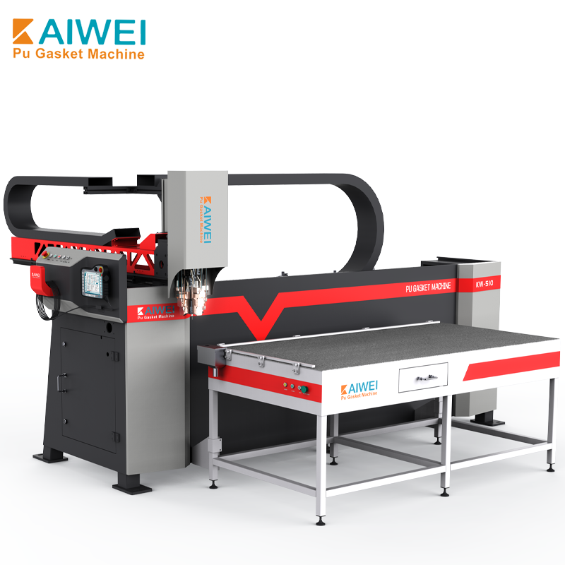 Expertos en dispensación de juntas Form-in-Place KW-510B Máquina de espuma selladora de dos componentes para puertas de gabinete