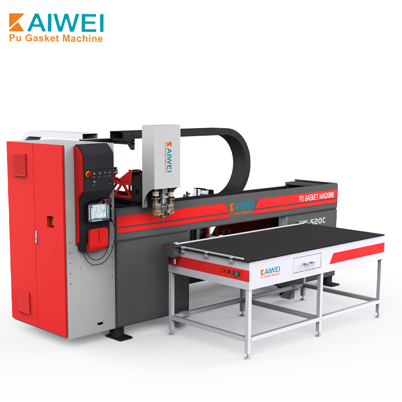KW-520CD Pu-Dichtungsreifen-Füllmaschine Polyurethan-Sprayfoam-Dämmmaschine PU-Foamsystem nahtlose Dichtungen Anwendung