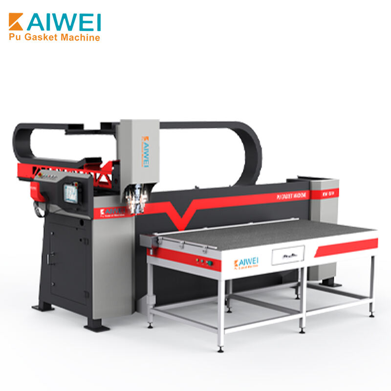 Expertos en dispensación de juntas Form-in-Place KW-510B Máquina de espuma selladora de dos componentes para puertas de gabinete