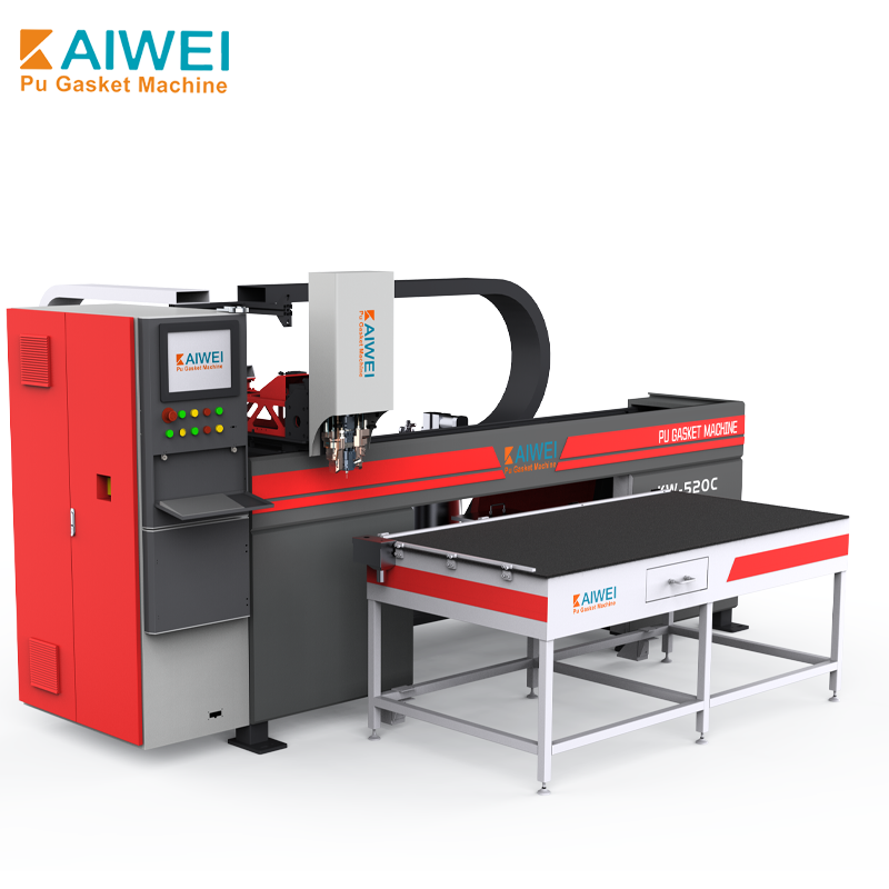KW-520CD Pu-Dichtungsreifen-Füllmaschine Polyurethan-Sprayfoam-Dämmmaschine PU-Foamsystem nahtlose Dichtungen Anwendung