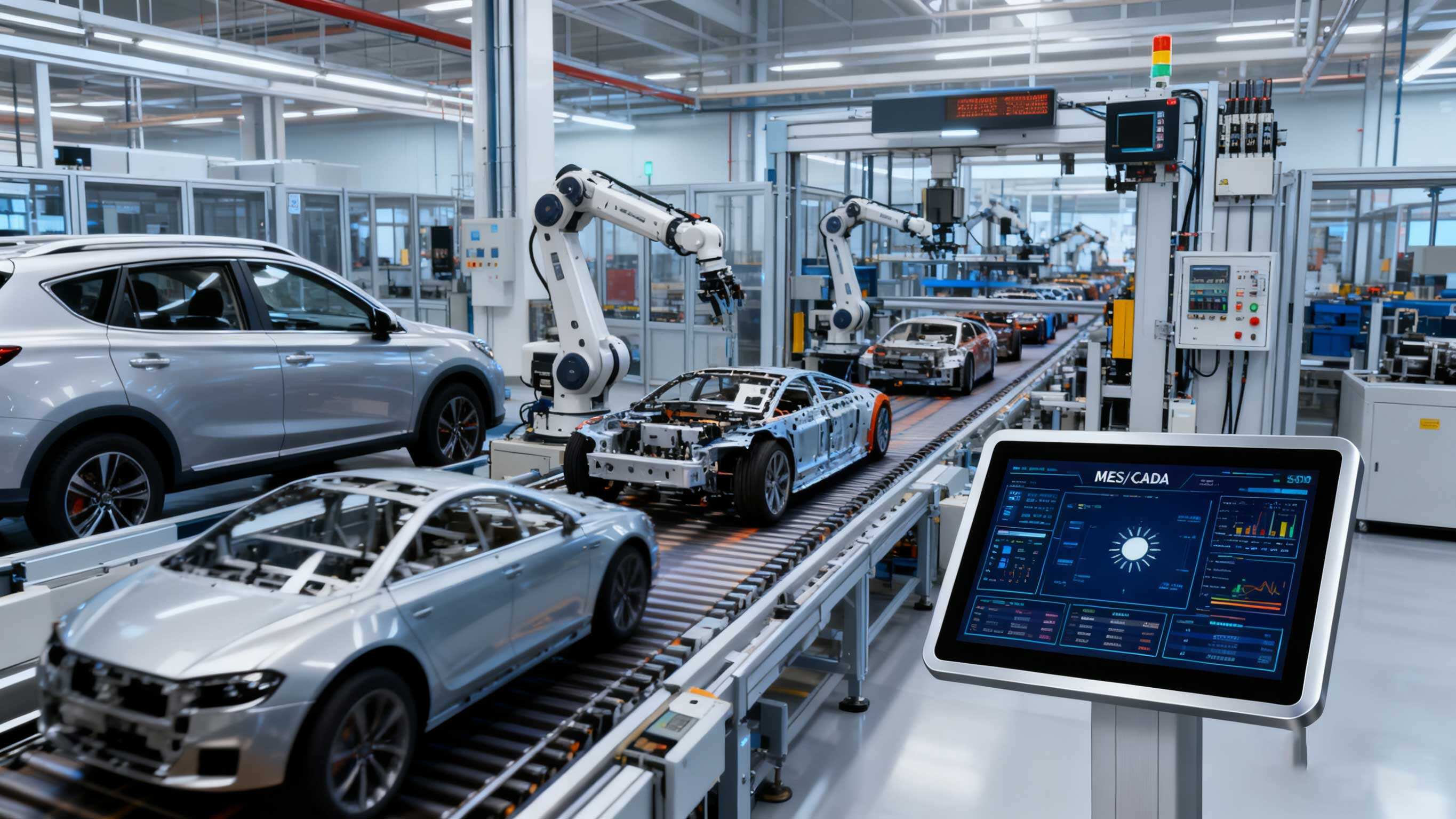 Flexible Manufacturing Solution with A500 Touch Panel PC