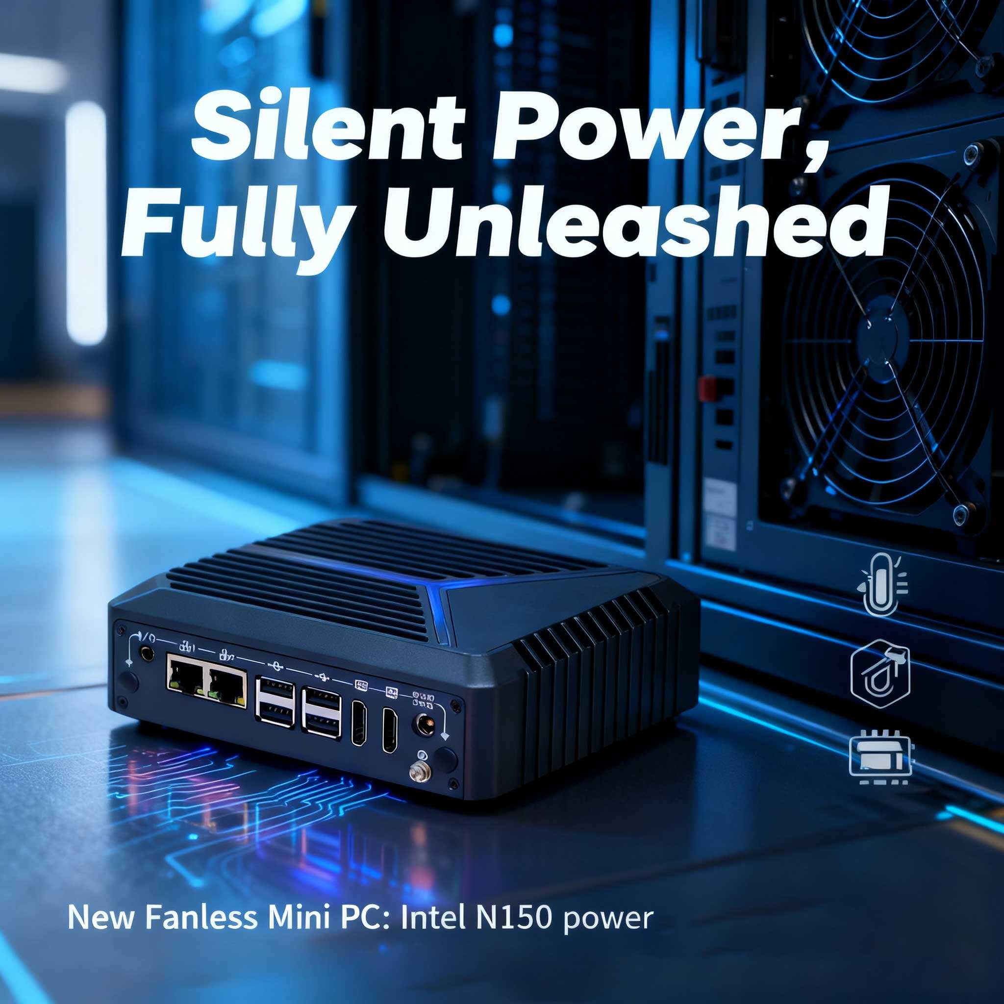 Unleash Silent Power: Introducing the New Fanless Mini PC with Intel Twin Lake N150