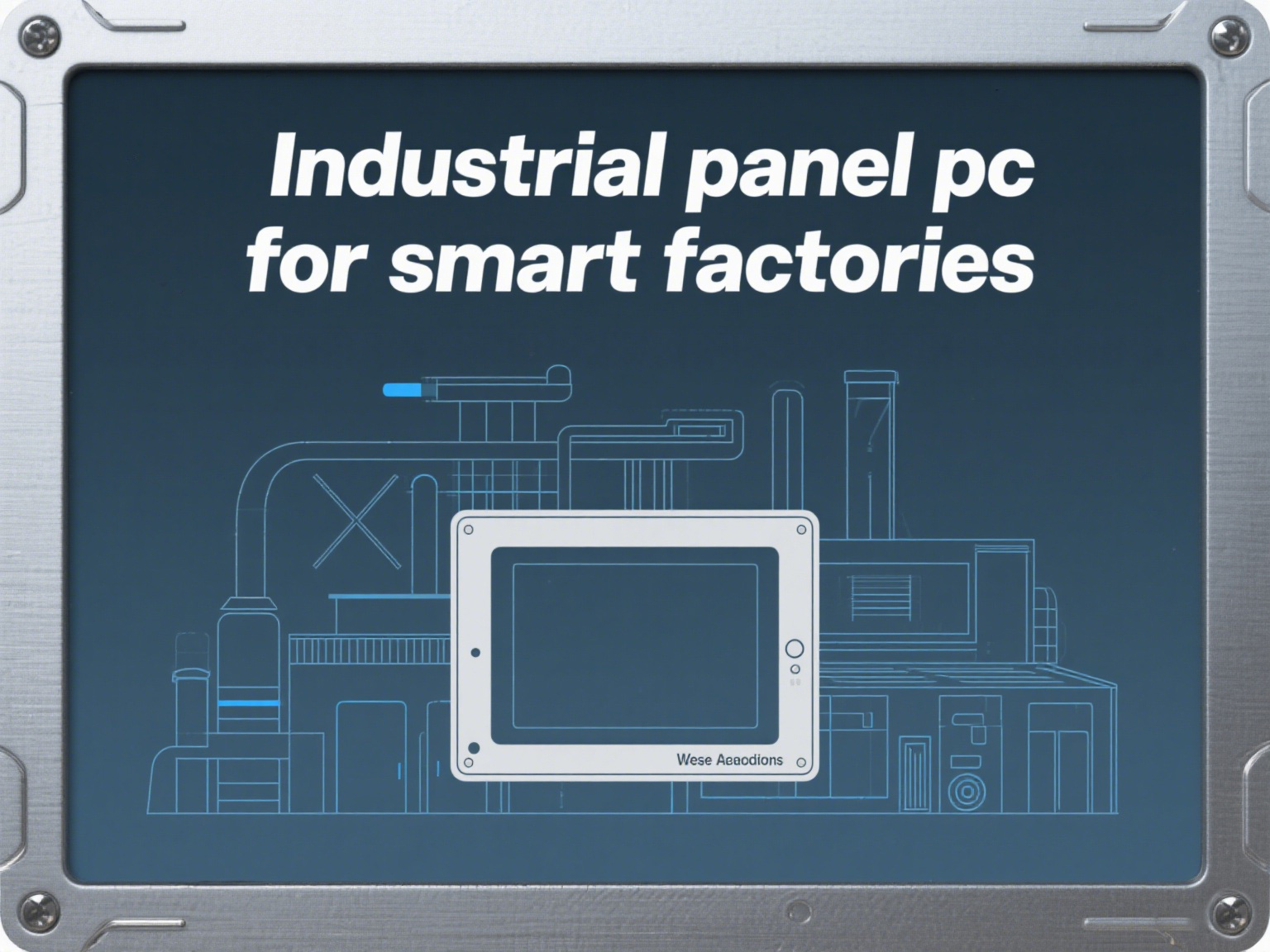 Industrial panel pc for smart factories
