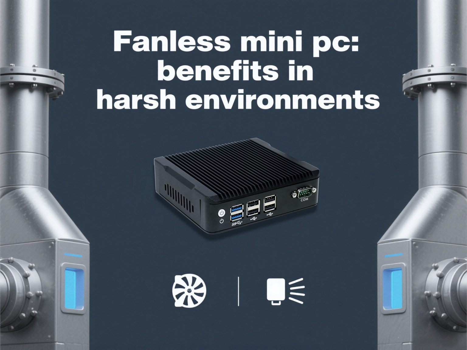 Fanless mini pc: benefits in harsh environments
