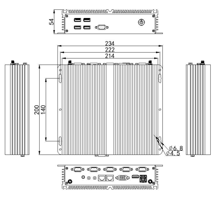 ibox 203 plus fanless industrial pc-55