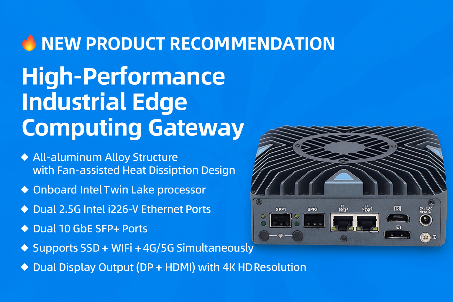 Passerelle industrielle haute performance pour informatique de pointe