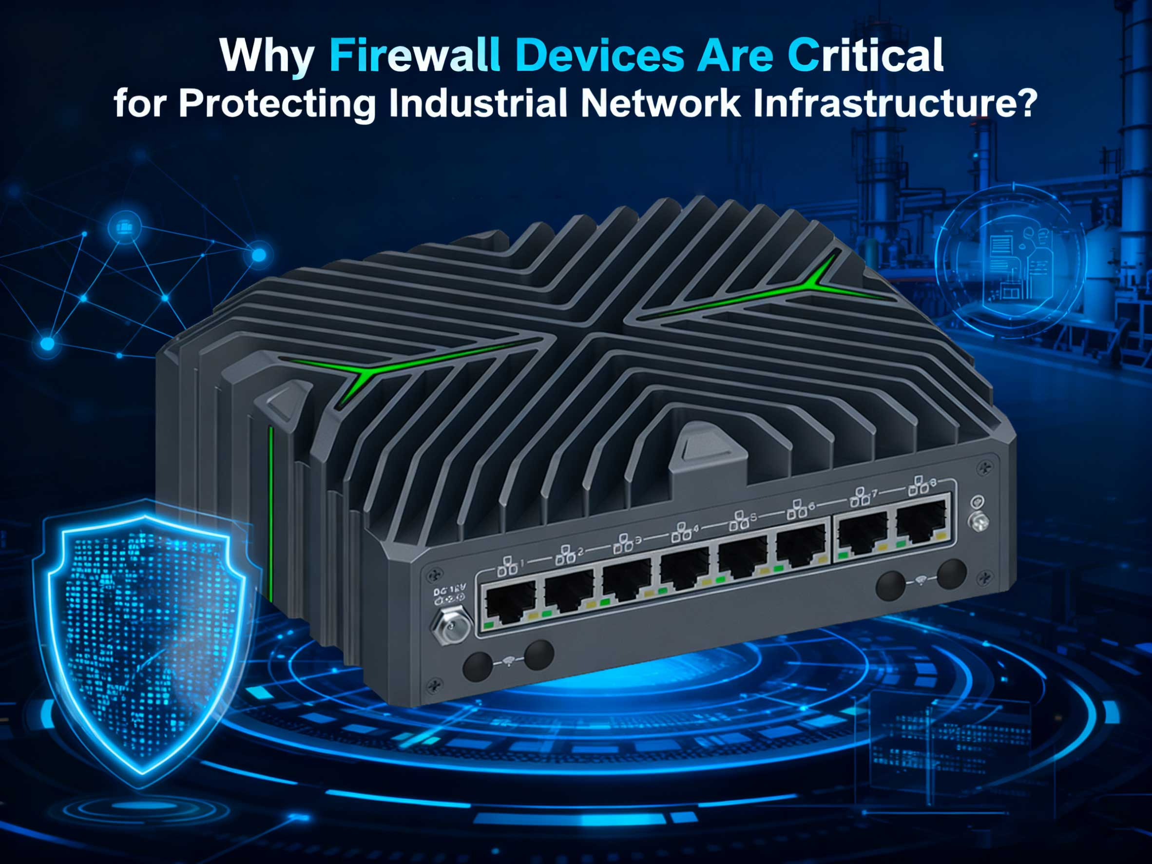 Why Firewall Devices Are Critical for Protecting Industrial Network Infrastructure?
