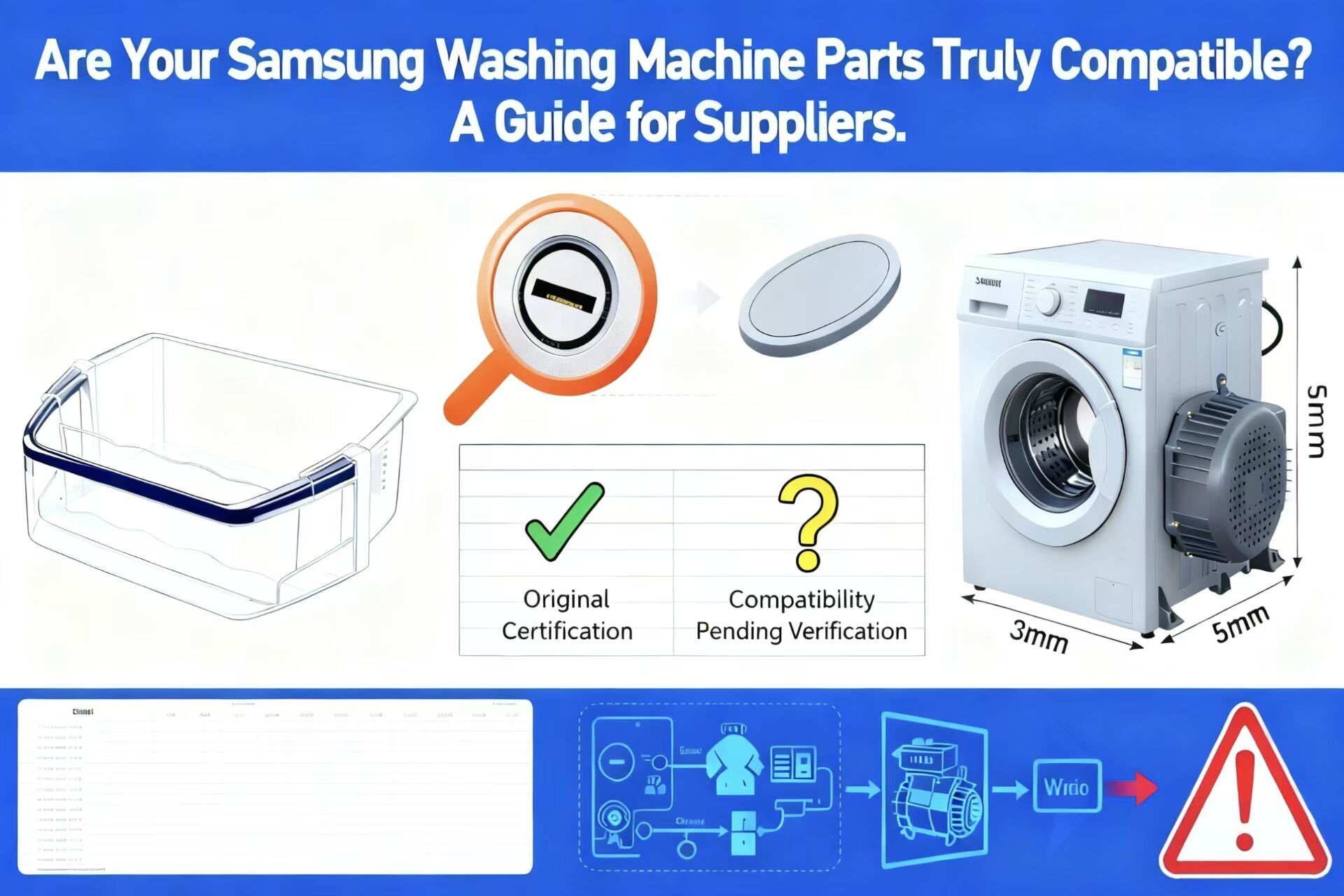 Vos pièces pour réfrigérateurs LG sont-elles vraiment compatibles ? Un guide pour fournisseurs.