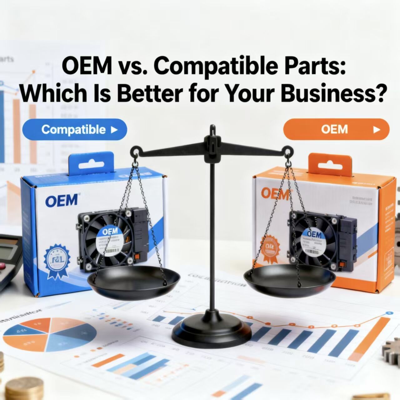 Pièces OEM ou pièces compatibles : Laquelle est la meilleure pour votre entreprise ?