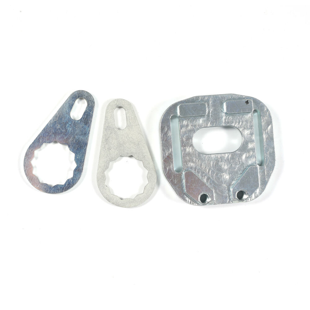 CNC Milling Turning Parts 304 316 Stainless Steel Eccentric Threaded Round Plate Flange Disc