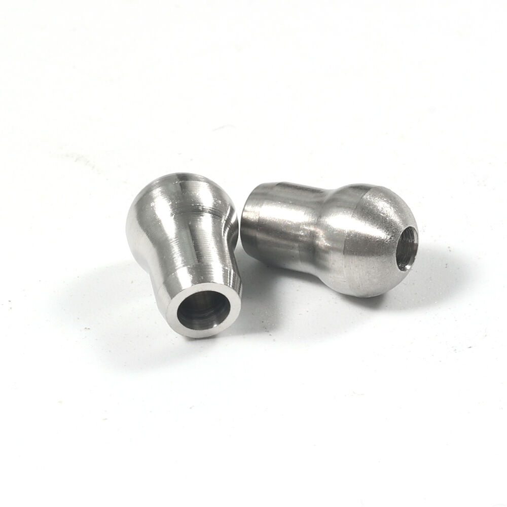 CNC Machined Parts Stainless Steel Shank Terminals Threaded Stud Threaded Ball End Stud