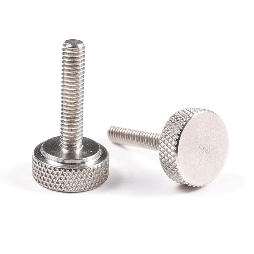 M4 M5 Stainless Steel A2 A4 Brass Knurled Head Thumb Screw Clamping Knob