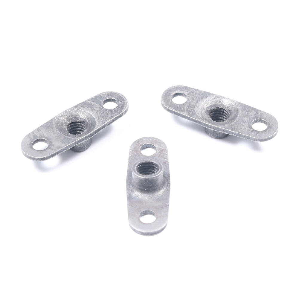 Самоблокувальна гайка зі сталі 30CrMnSiA та 30HGSa, розміри M4, M5, M6, самоблокувальна гайка, гайка-якір з двома виступами