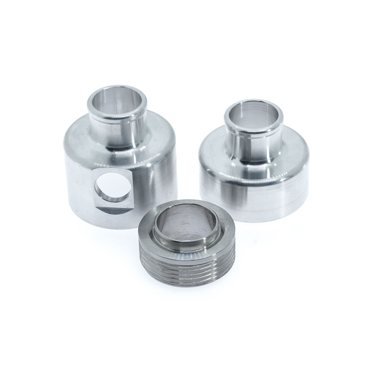 CNC Milling Turning Parts 304 316 Stainless Steel Eccentric Threaded Round Plate Flange Disc