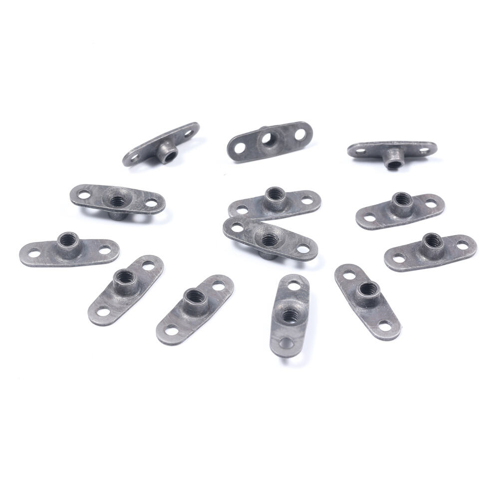 Legeringsstaal zelfborgende moer, vaste lipmoer, plaatvaste moerplaten met niet-gewinde gaten