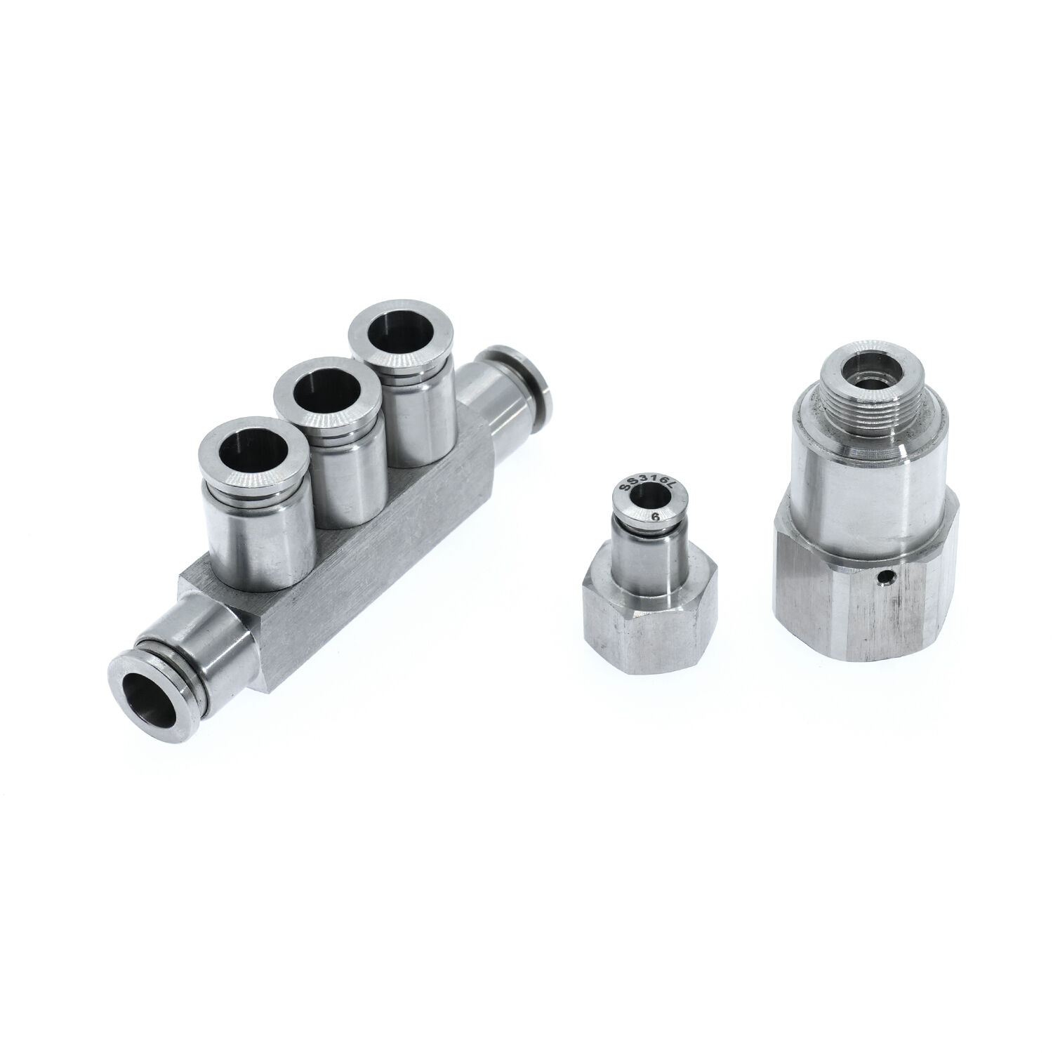 Professional Precision CNC Turned Staininless Male Threaded Hex Head Fittings for Industry