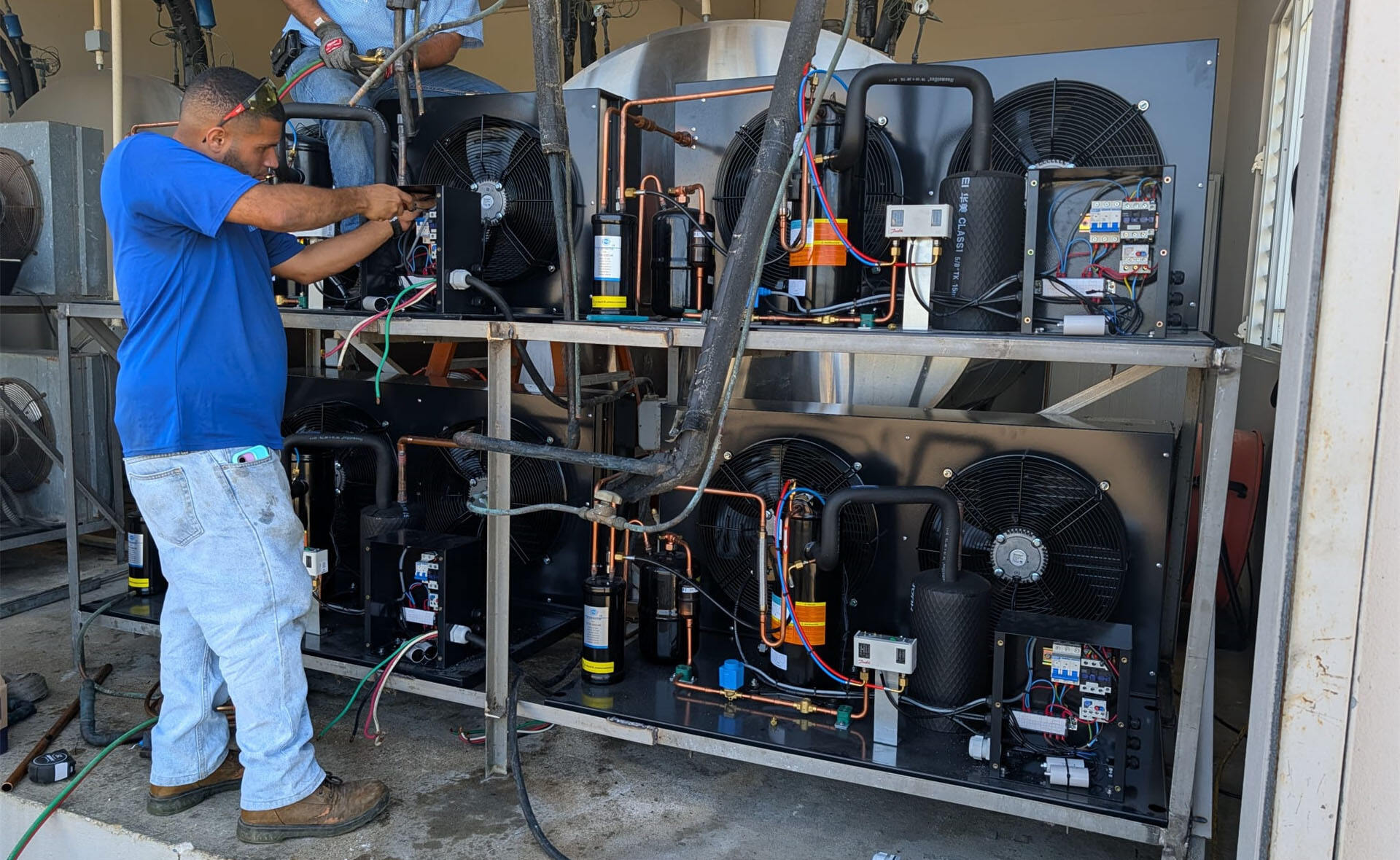 Основной продукт, используемый для охлаждения молока