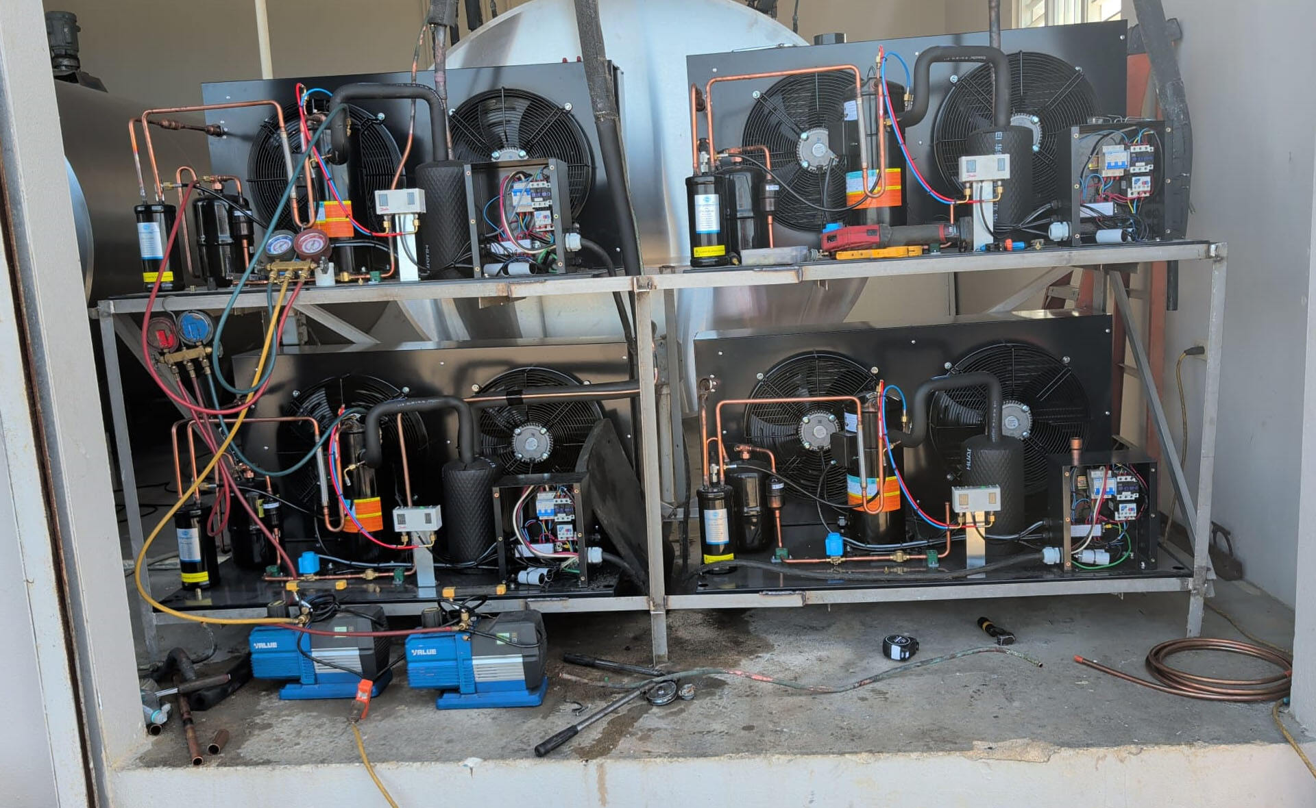 Основной продукт, используемый для охлаждения молока