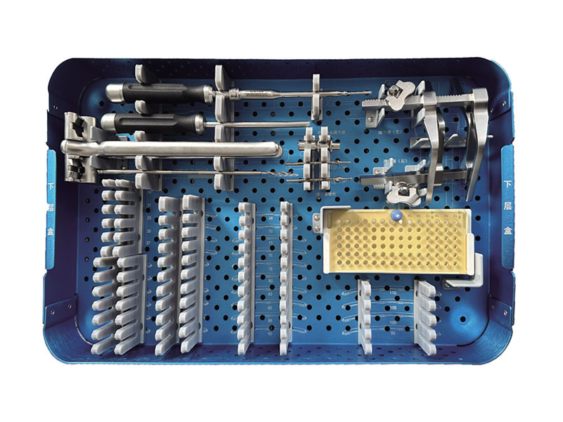 Anterior cervical plate instrument