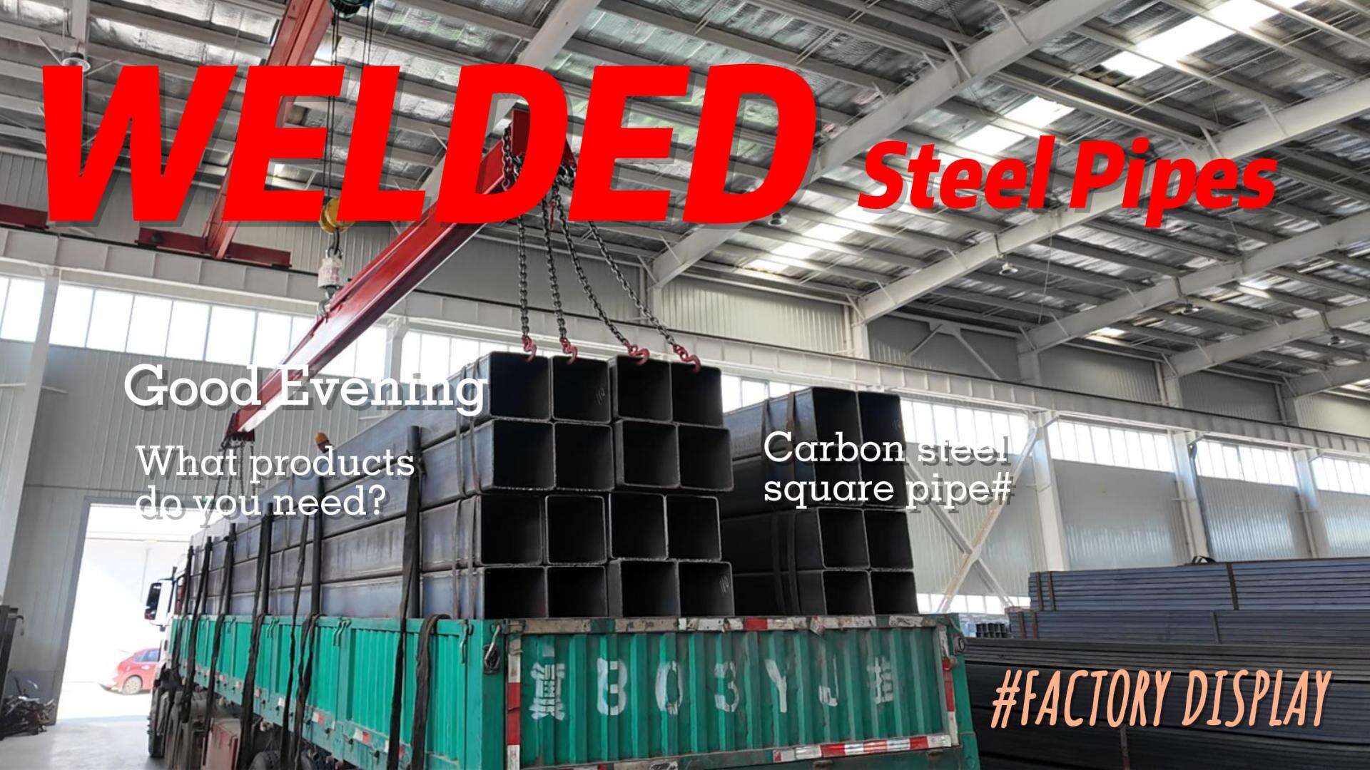 carbon steel welded square pipe