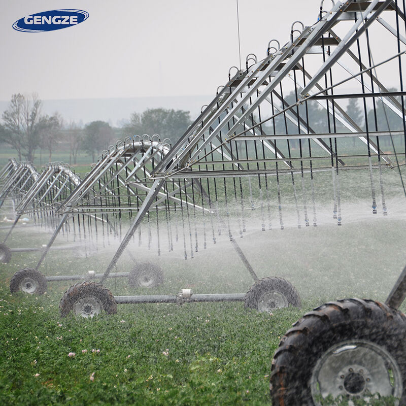 Movable center pivot irrigation