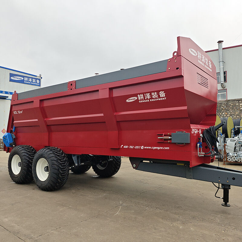 12 Cubic Feet Double-Screw Organic Fertilizer Spreader