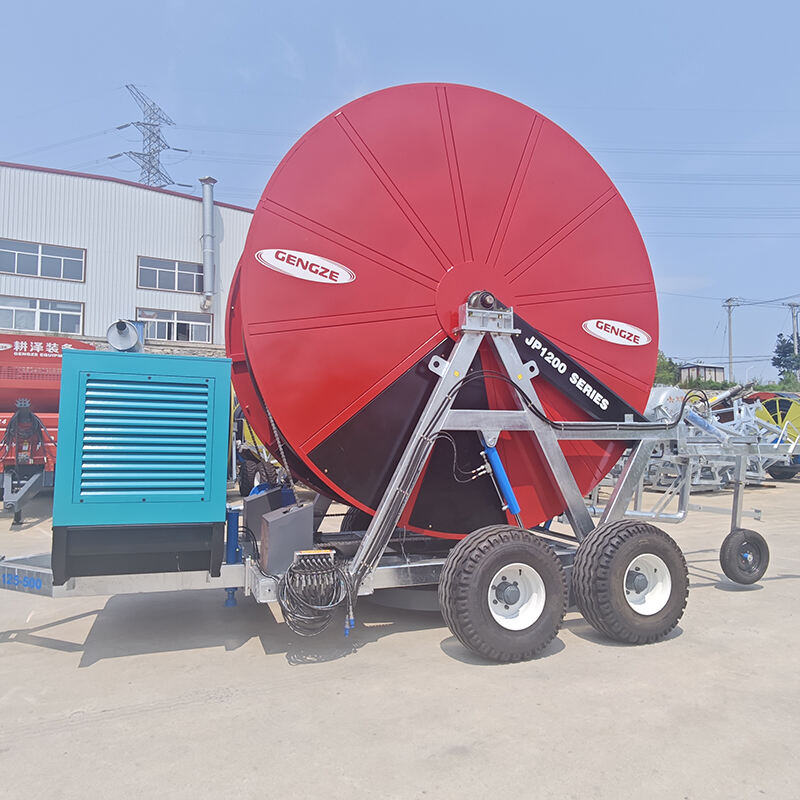 JP1200 Hose Reel Sprinkler Irrigation System 