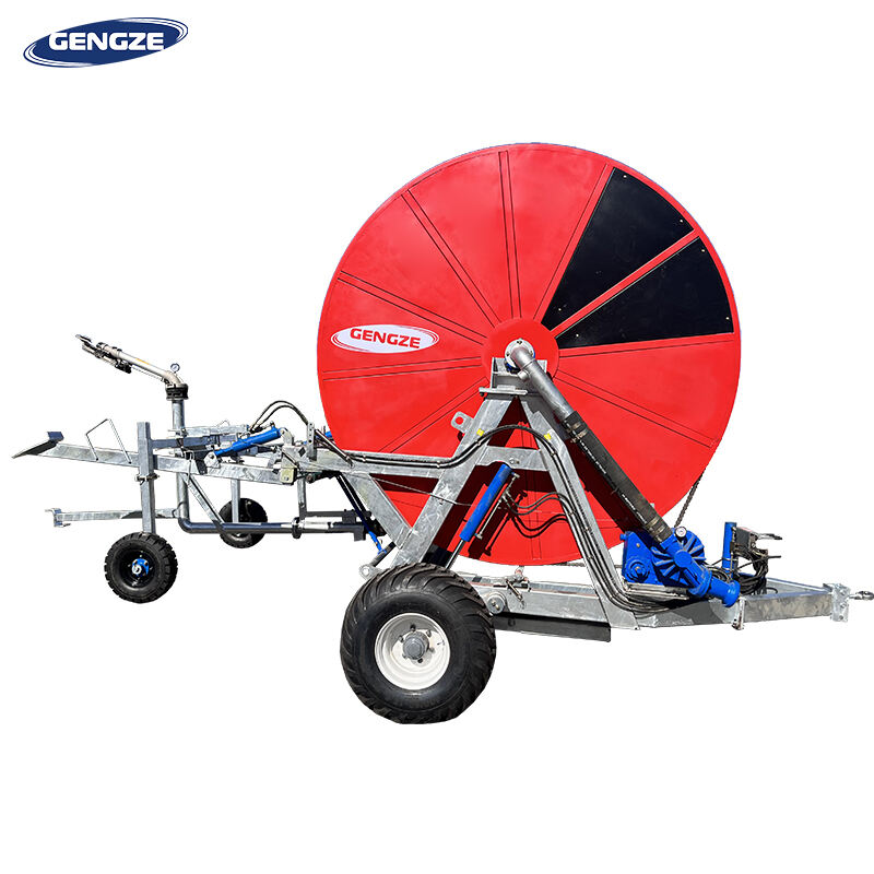 Hose reel irrigation machine