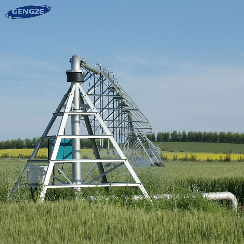Fixed center pivot irrigation system