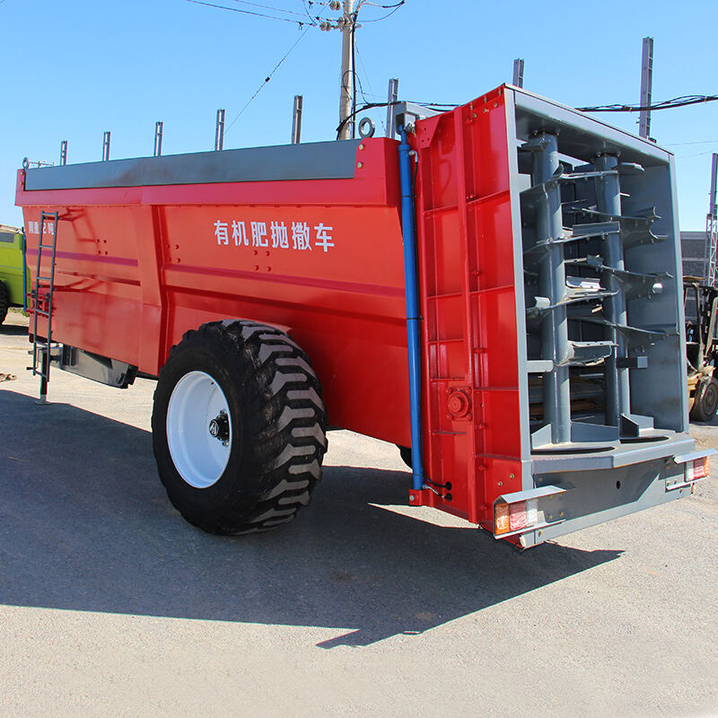 24 ton Agricultural Tractor Manure Spreader Broadcaster Machine for Dry Organic Fertilizer