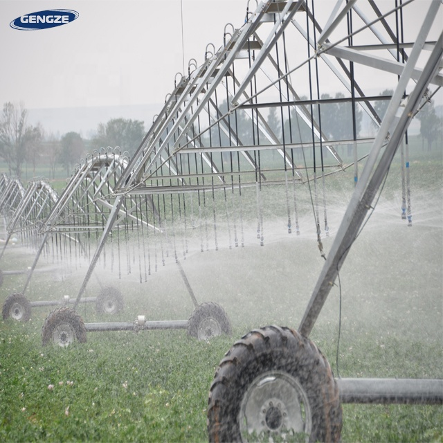 Lateral move irrigation equipment