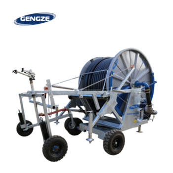 Farm hose reel irrigation