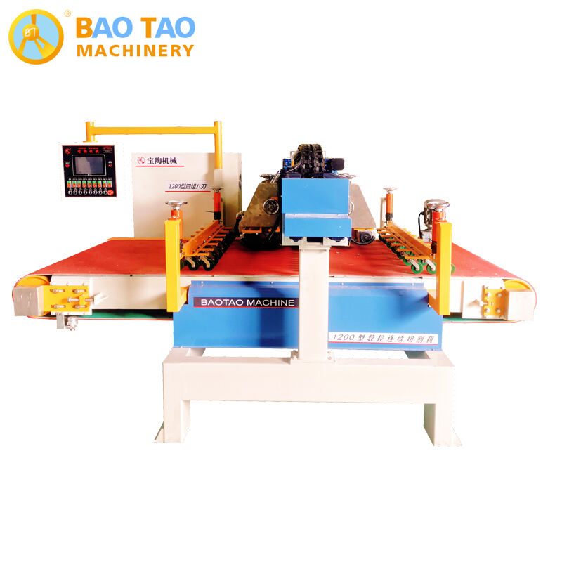 Máy cắt đá hoa cương liên tục CNC Bốn Trục Tám Lưỡi