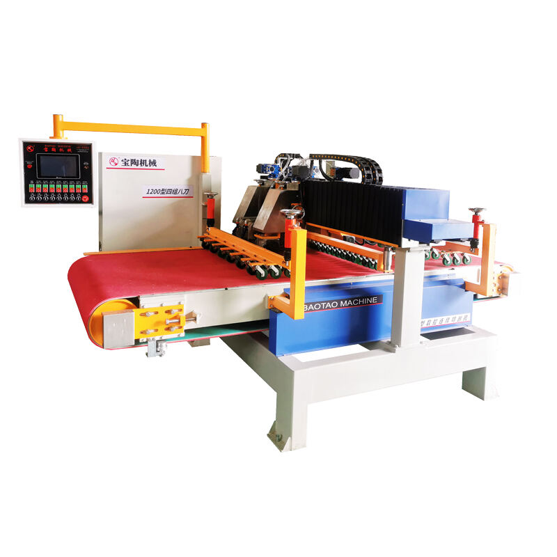 Máy cắt đá hoa cương liên tục CNC Bốn Trục Tám Lưỡi