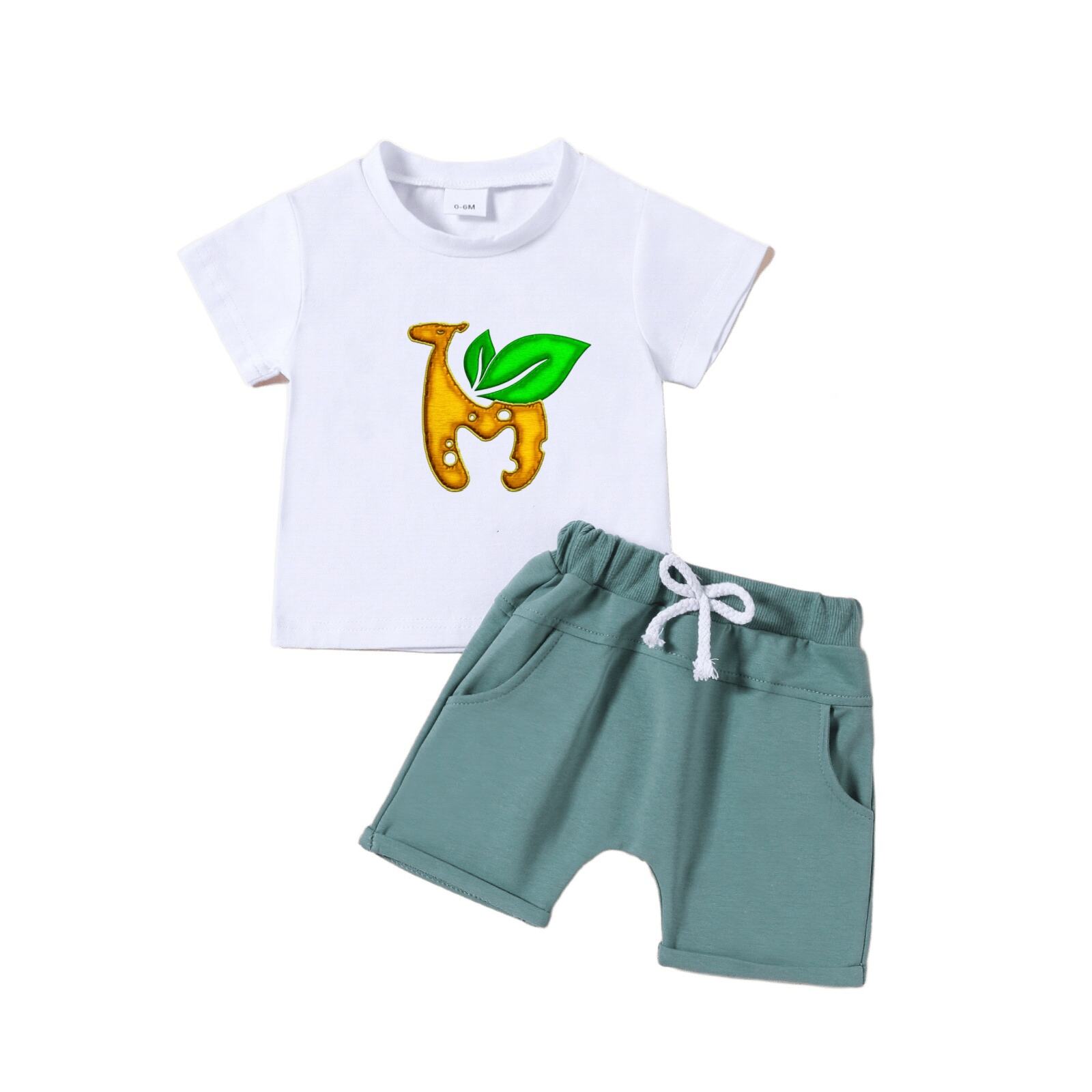 Baby Jungen T-Shirt mit Elastikbund und Taschen Outfit