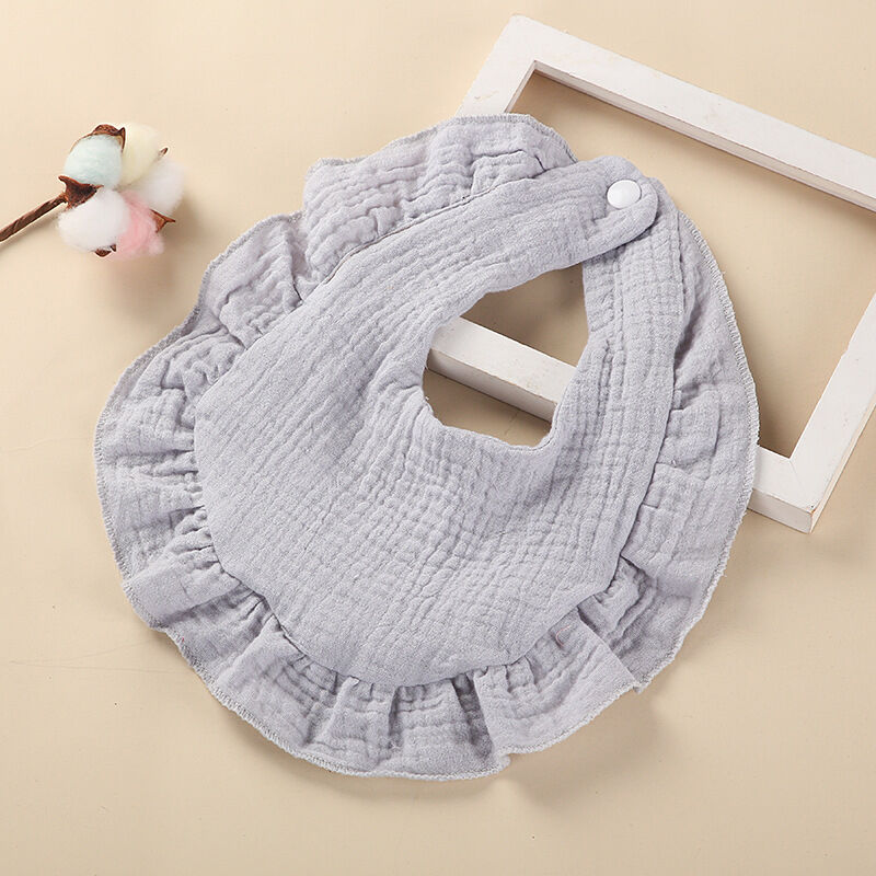 Ruffled Baby Bib