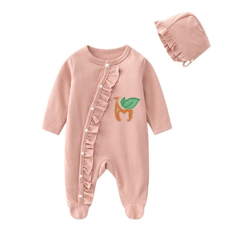 Cotton Foot-Covering Jumpsuit