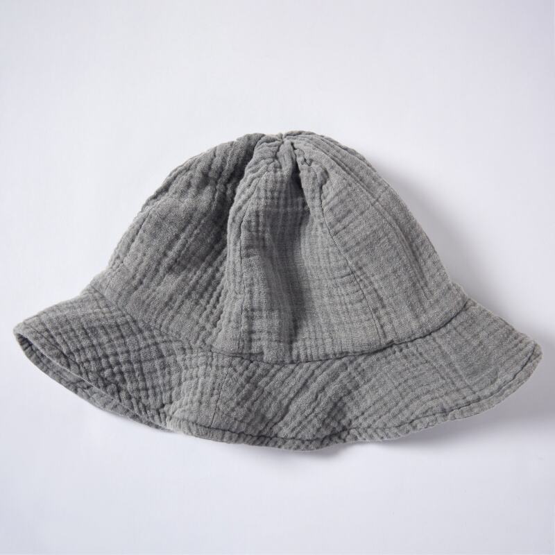 Custom Organic Baby Bucket Hat Manufacturer | Plant Dyed Muslin Infant Sun Hat for OEM ODM Babywear Private Label
