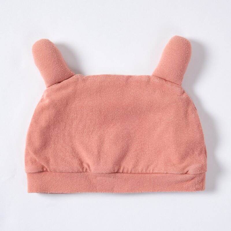 Organic Cotton Baby Bear Ear Hat OEM ODM | Plant Dyed Infant Beanie Manufacturer | Soft Newborn Baby Cap Supplier | Eco-Friendly Custom Baby Hat for Private Label Sustainable Babywear Brands
