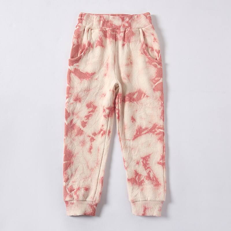Plant-dyed Tie-dyed Children's Sweatpants