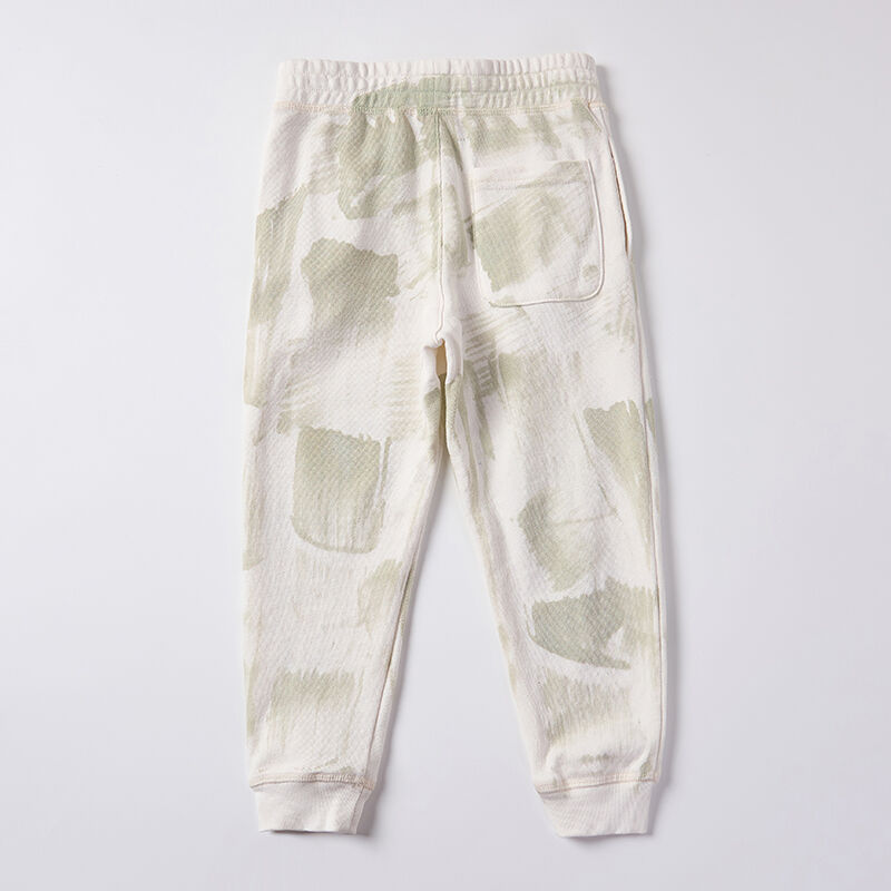 Organic Plant-Dyed Brush Stroke Sweatpants: Artistic, Safe & Sustainable