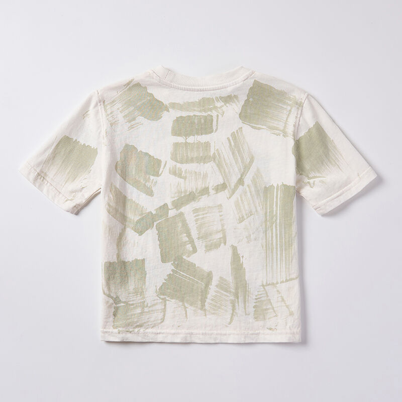 Custom Plant-Dyed Brushstroke T-Shirt for the Conscious Brand