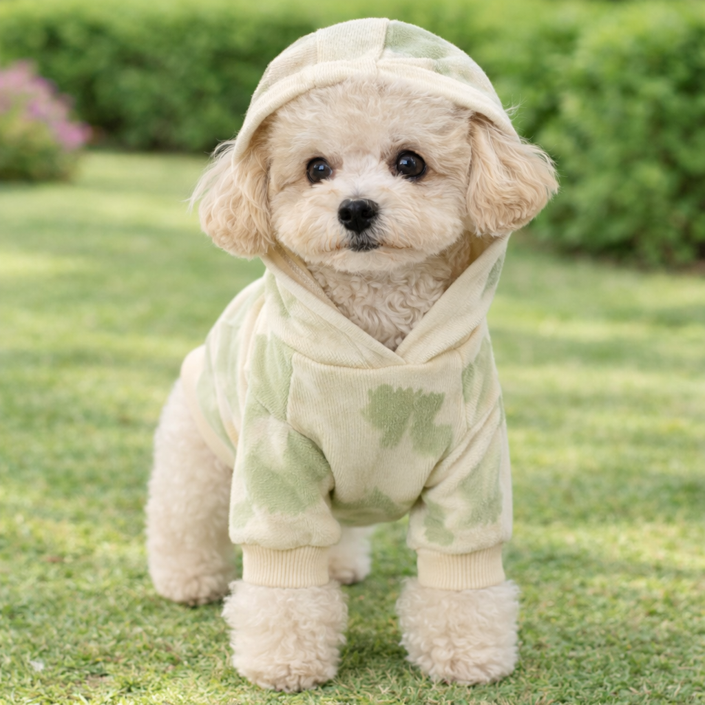 Sweatshirt Personalizado para Animais de Estimação OEM/ODM | Camiseta para Cães 100% Algodão Orgânico Tingido com Plantas | Roupa para Gatos com Estampa de Pincelada em Corante Botânico Ecológico e Não Tóxico para Marca Própria | Pulôver Sustentável e Respirável para Filhotes | Fornecedor Boutique