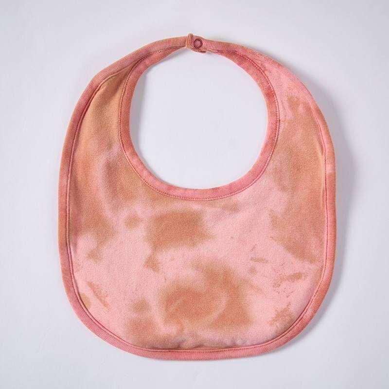 Bavoir bébé en coton biologique avec motif tie-dye, fabrication sur mesure (OEM/ODM) | Fabricant de bavoirs pour nourrissons teints aux plantes | Fournisseur de bavoirs bébé personnalisés écologiques | Bavoir doux et absorbant pour nouveau-nés, destiné aux produits bébé durables sous marque privée