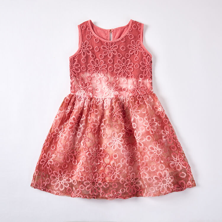 Plant-Dyed Floral Embroidered Dress | Sustainable B2B Supply