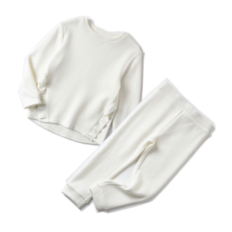 Custom Kids’ Long Sleeve Top & Pants Set | Viscose-Polyamide Blend | OEM Ready